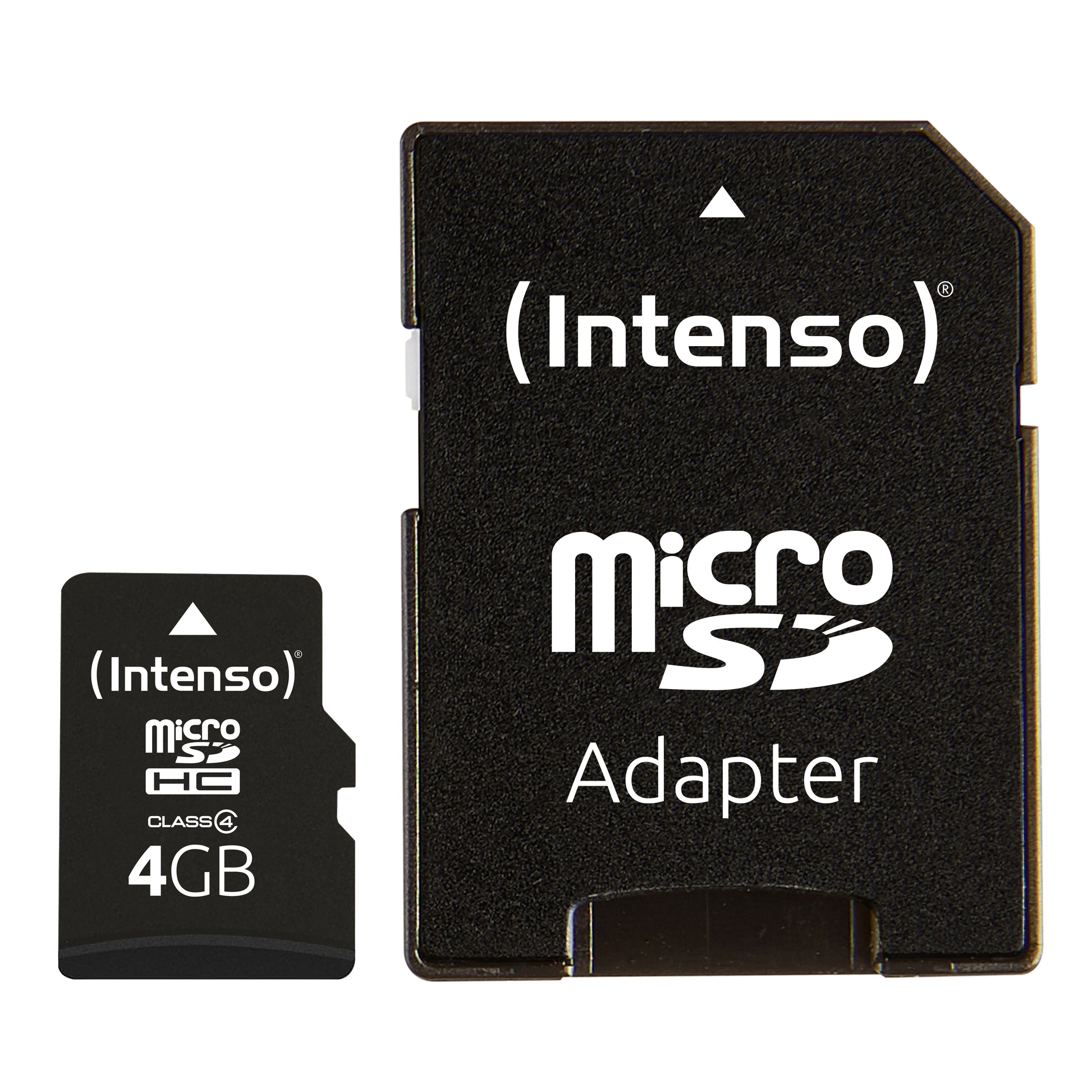 Intenso microSDHC 4 GB – Class 4, 20/5 MB/s, inkl. SD-Adapter