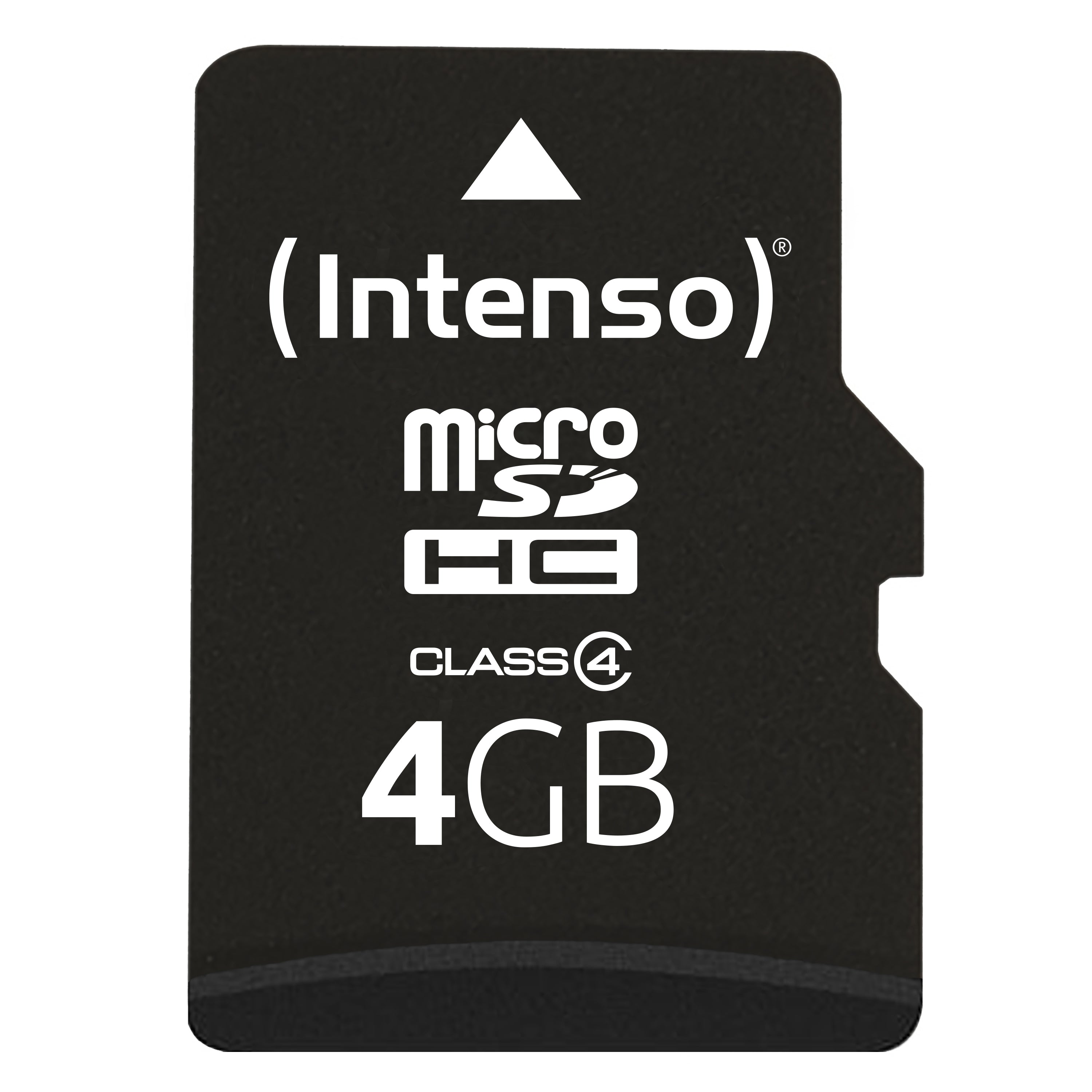 Intenso microSDHC 4 GB – Class 4, 20/5 MB/s, inkl. SD-Adapter