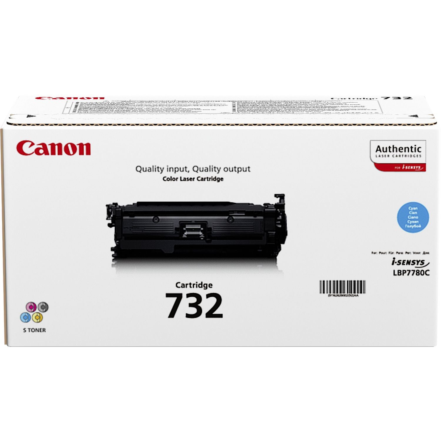 Canon Toner 732/6262B002 – Cyan, 6400 Seiten – für Canon i-SENSYS LBP7780Cx