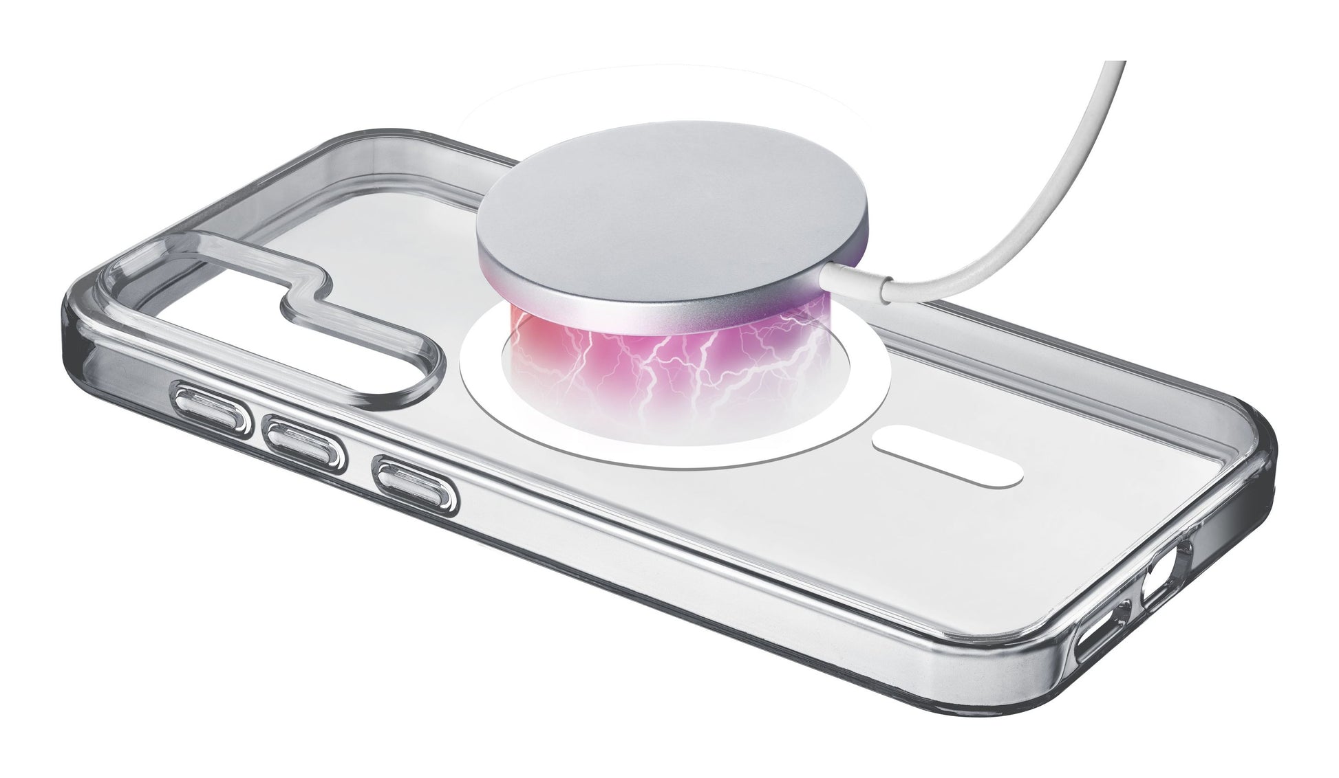 Cellularline Backcover – für Samsung Galaxy S25 Ultra – transparent – MagSafe-kompatibel