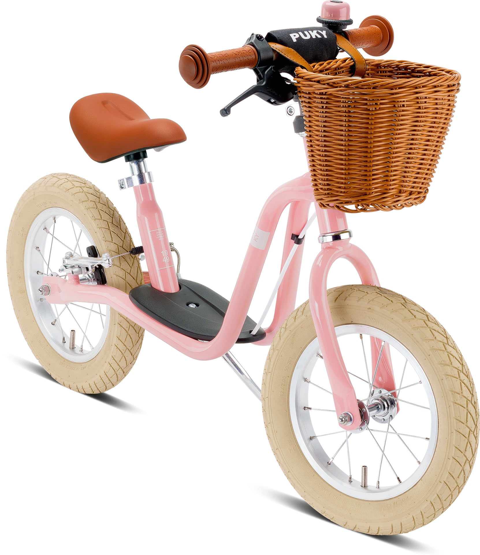 Puky LR XL Laufrad – 31,8 cm Räder, V-Bremse, Aluminium – ab 3 Jahren – Rosa