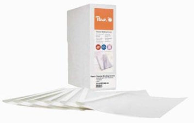 Peach Thermomappen – für Thermalbindegeräte – Weiss, Polypropylen – 20 Stk.