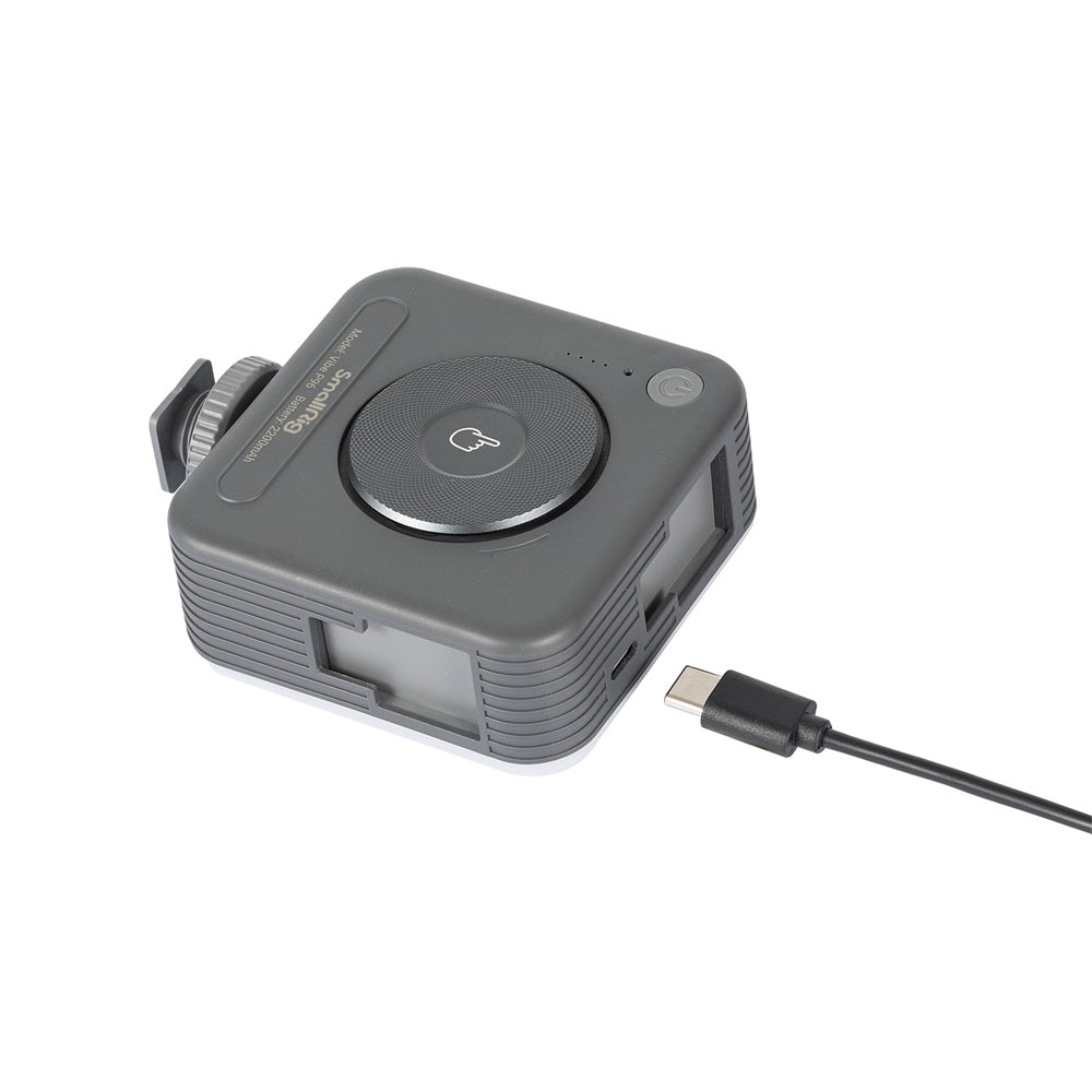 SmallRig simorr P96 Streaming-Licht – 96 LEDs, 5 W, 1100 Lux, 2700–6500 K, CRI 95 – Akku, dimmbar, USB-C