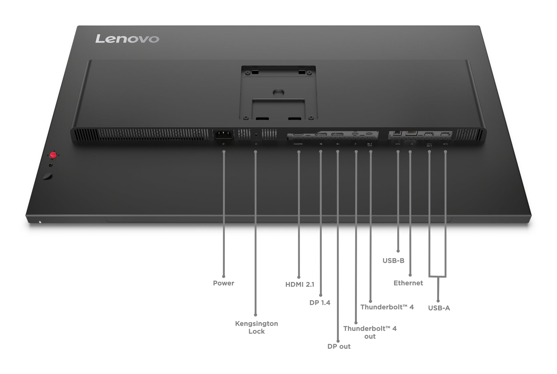 Lenovo ThinkVision P32Ud-40 – 31,5", 3840 × 2160 (4K), IPS, 120 Hz, USB-C 140 W, LAN, HDR10
