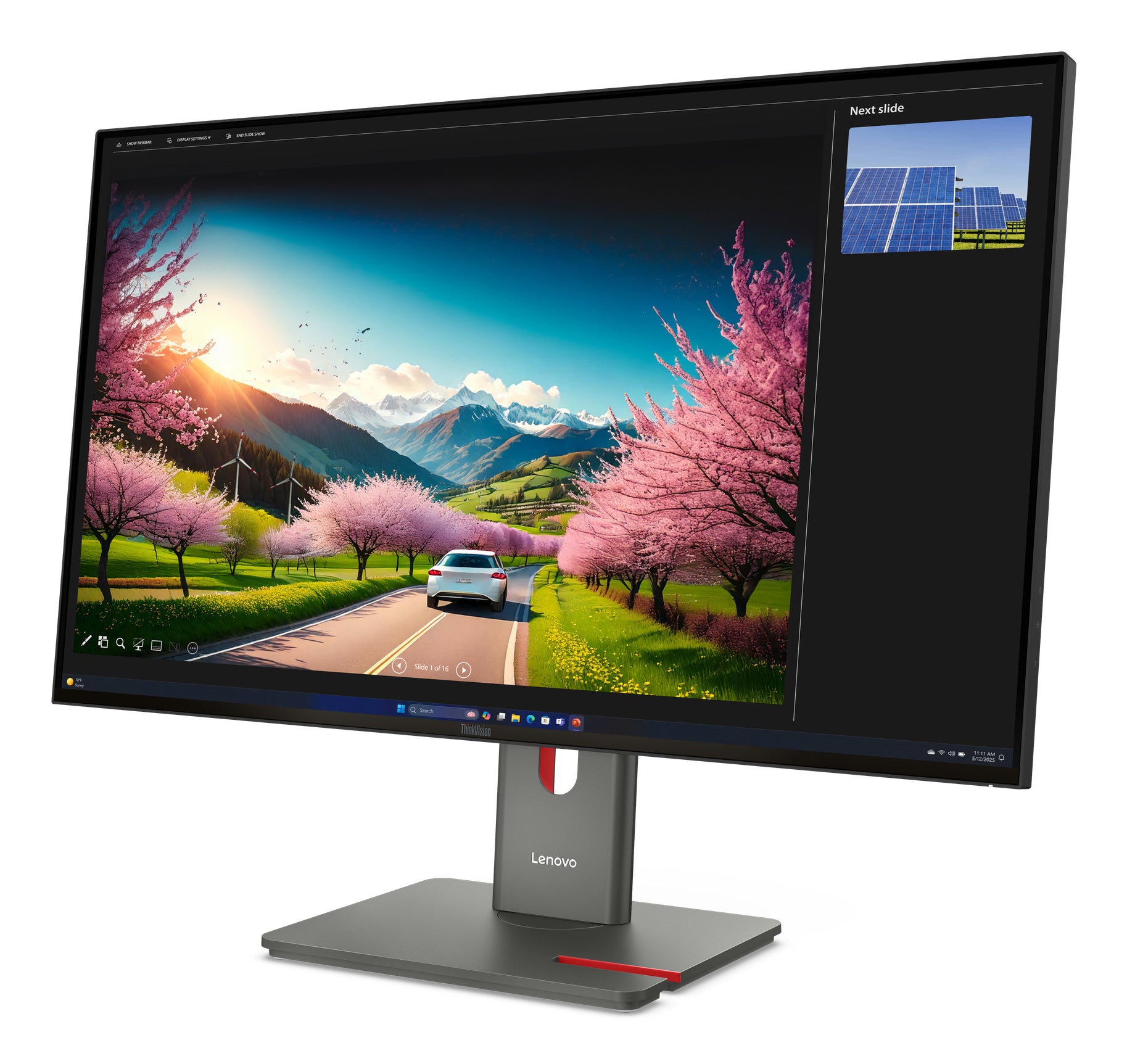 Lenovo ThinkVision P32Ud-40 – 31,5", 3840 × 2160 (4K), IPS, 120 Hz, USB-C 140 W, LAN, HDR10