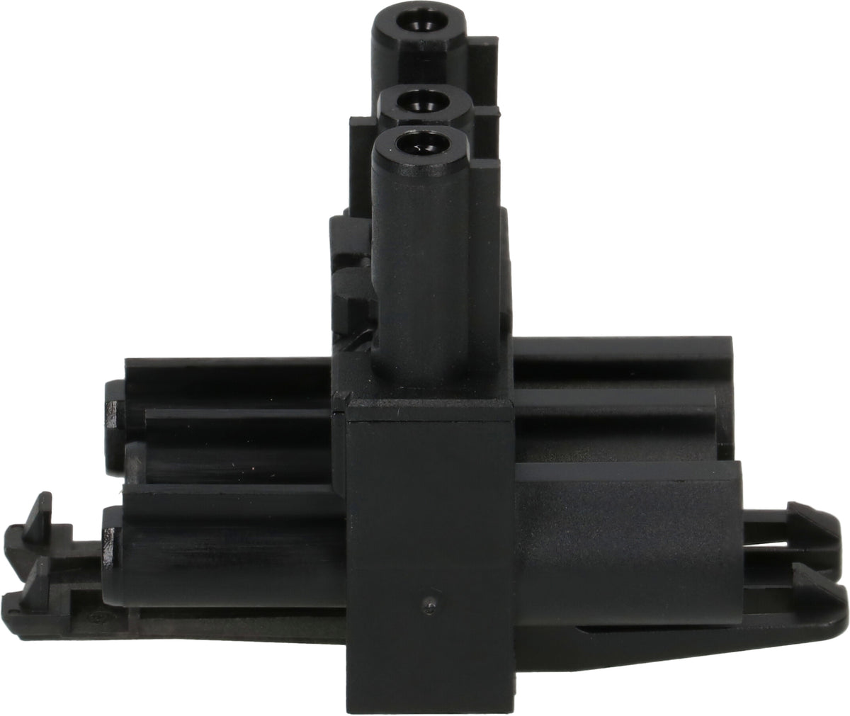 Adels Verteilerblock, 2×AC166, 230 V 20 A, IP20, Eingang AC166, 3-polig L+N+PE – schwarz
