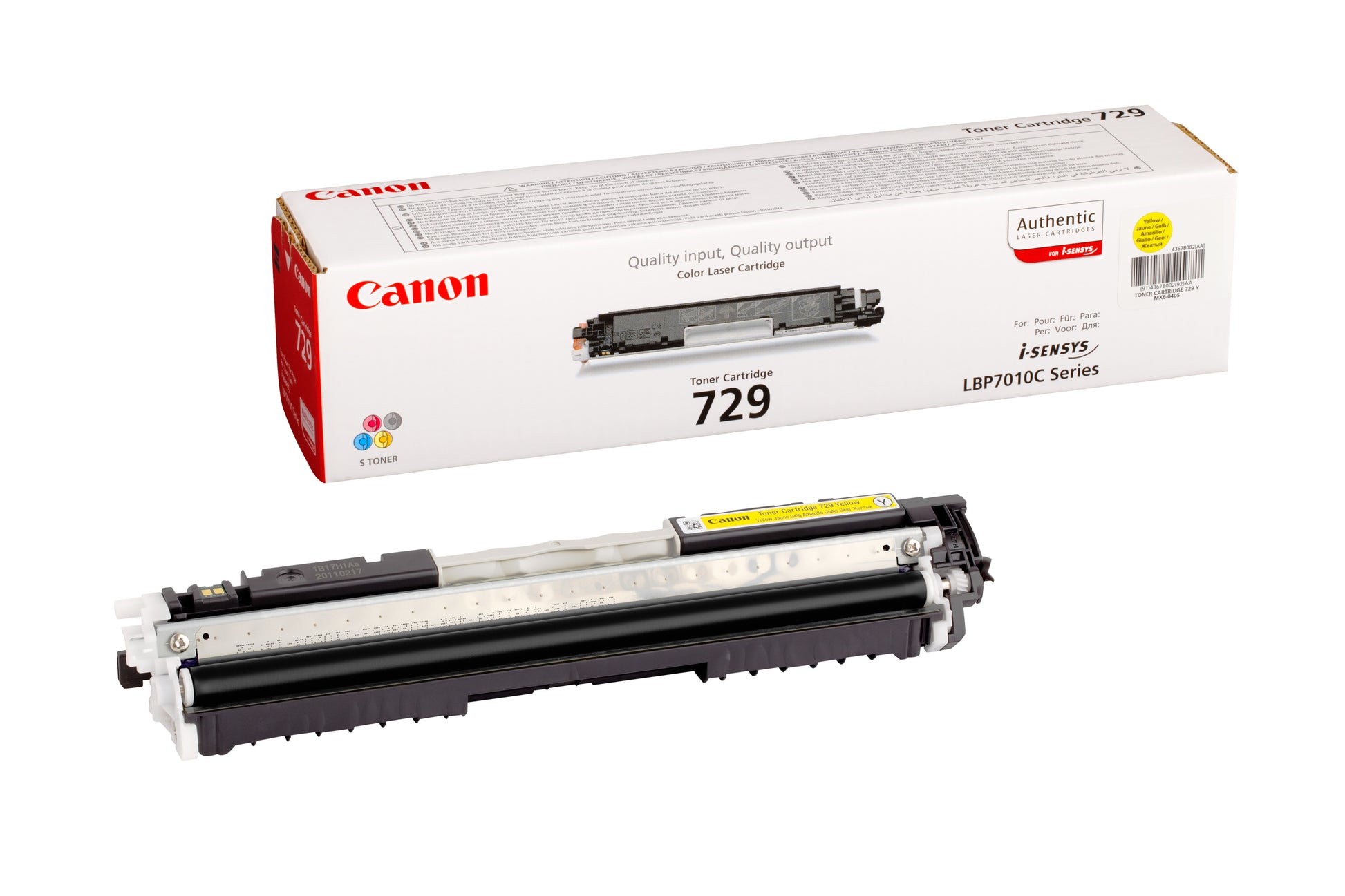 Canon Toner 729Y – gelb, 1000 Seiten