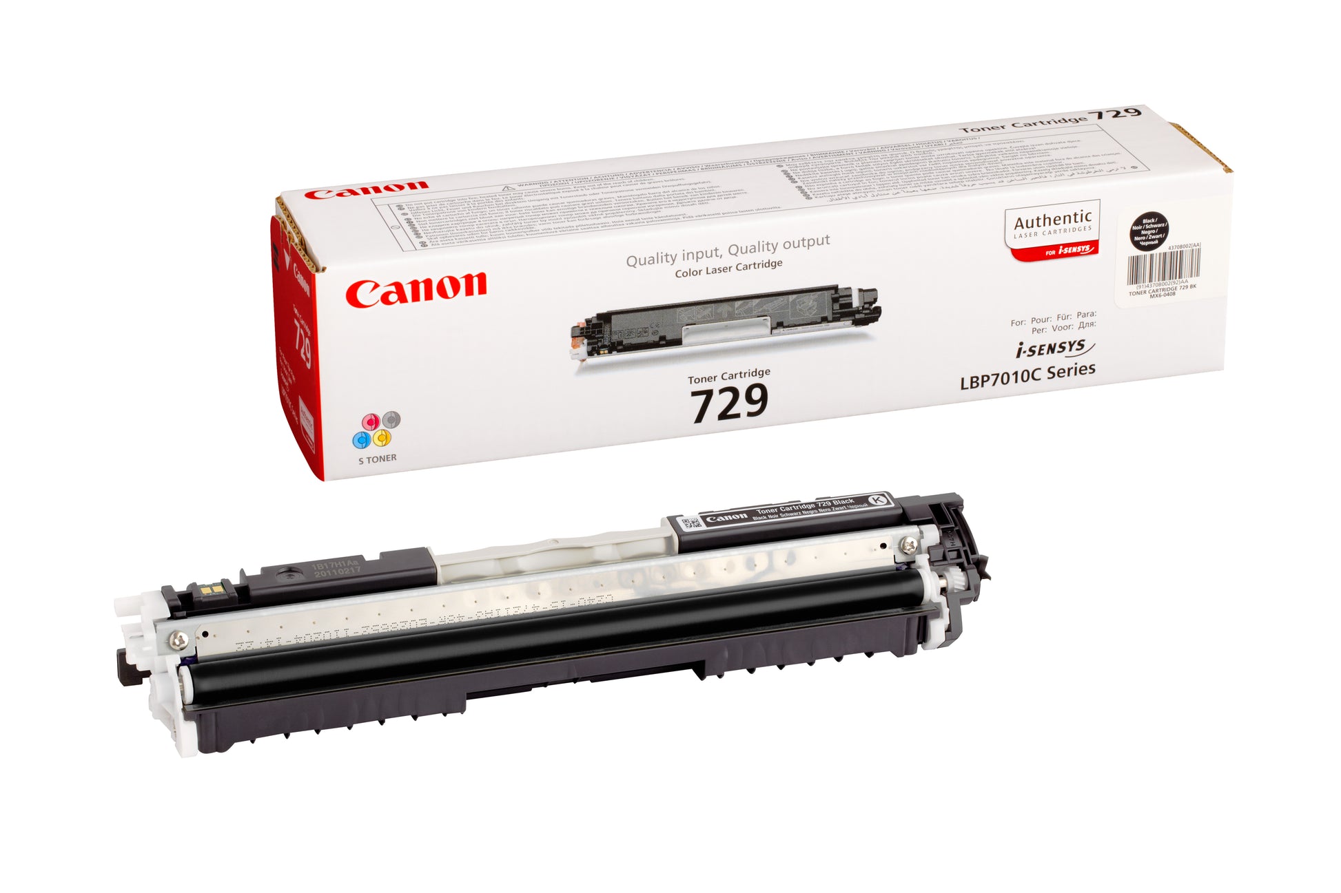 Canon Toner 729BK – schwarz, 1200 Seiten