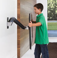 Ergotron Wandhalterung, Full-Motion, für 30–55", bis 18 kg, chrom