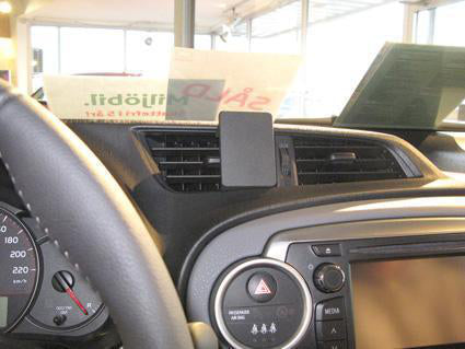 Brodit Auto-Halterung, Center-Mount – für Toyota Yaris 2012–2014 – Schwarz