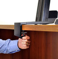 Ergotron WorkFit-S Wandhalterung – Schwarz