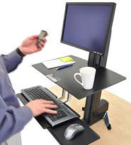 Ergotron WORKFIT-S Wandhalterung