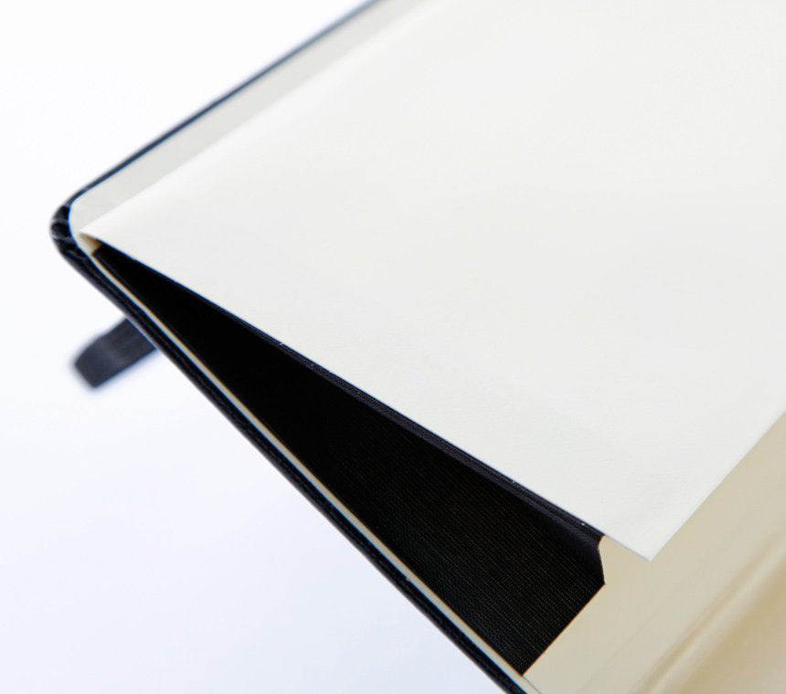 Moleskine Notizbuch, 130 × 210 mm, liniert, Leimbindung, Softcover, 192 Seiten, 70 g/m² – schwarz