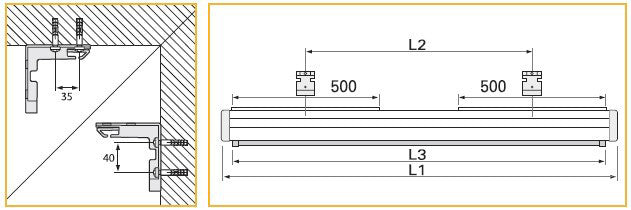 Da-Lite Compact Manual – Manuelle Leinwand, 1:1, 151 × 151 cm (84,2″), weiss