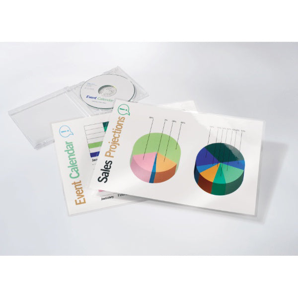 GBC Laminierfolien A6, glänzend – 125 µm, 111 × 154 mm, 100 Stk.