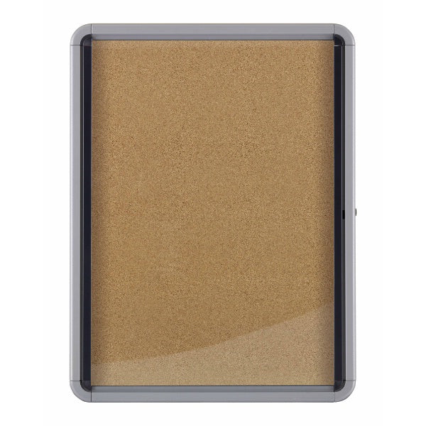 Nobo Schaukasten – für Innenbereich – Klapptür – Kork-Rückwand – 9 × DIN A4 – 792 × 1'040 × 37 mm – abschliessbar