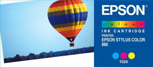 Epson Tintenpatrone T020401, farbig, 35 ml, original – für Stylus Color 880, 880 Transparent, 880i