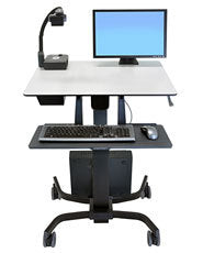 Ergotron Teachwell II Basismodell IT-/Medizin-Fahrwagen – Anthrazit