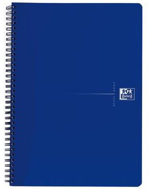 Elba Oxford Spiralheft – A4 – kariert 5 mm – 90 Seiten – 90 g/m² – Spiralbindung, schwarz