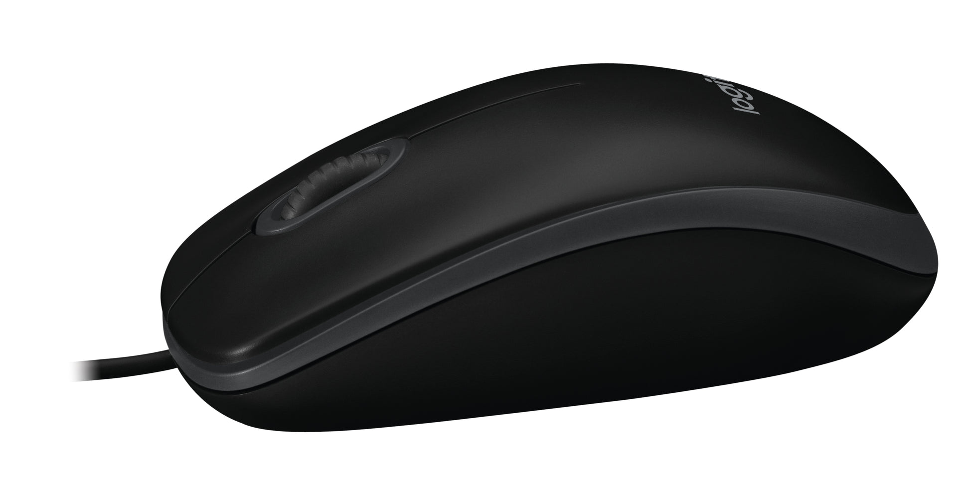 Logitech B100 – Maus – Kabelgebunden (USB‑A), 800 DPI, beidhändig, Schwarz