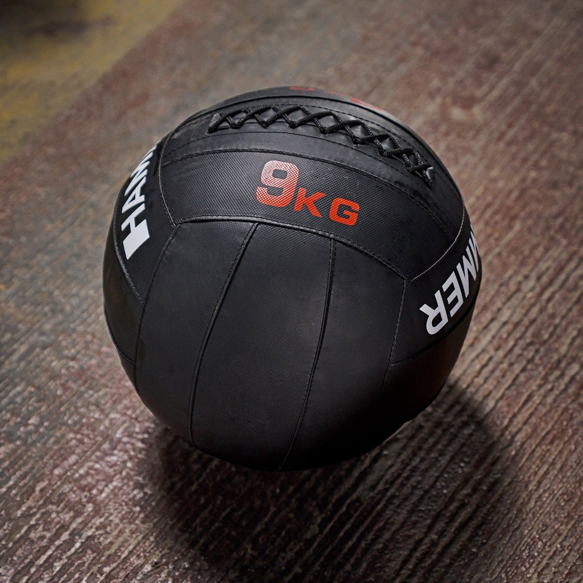 HAMMER Wall Ball Competition, Ø 35,0 cm, PVC, Schwarz, 9 kg, mit Sandfüllung