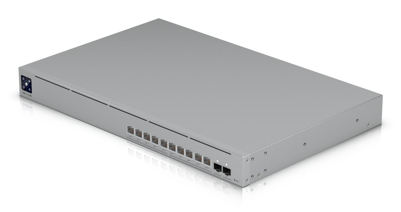 Ubiquiti UniFi Pro XG 10 – Managed Switch – 10×10G, 2×SFP+, L2+/L3, PoE++ 400 W, 1U