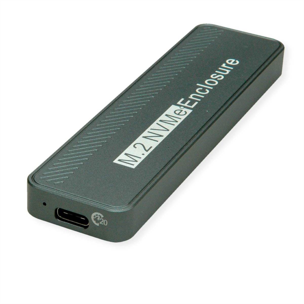 VALUE M.2 SSD-Gehäuse – 1-Bay, NVMe, USB 3.2 Gen 2x2, für M.2 2242/2260/2280