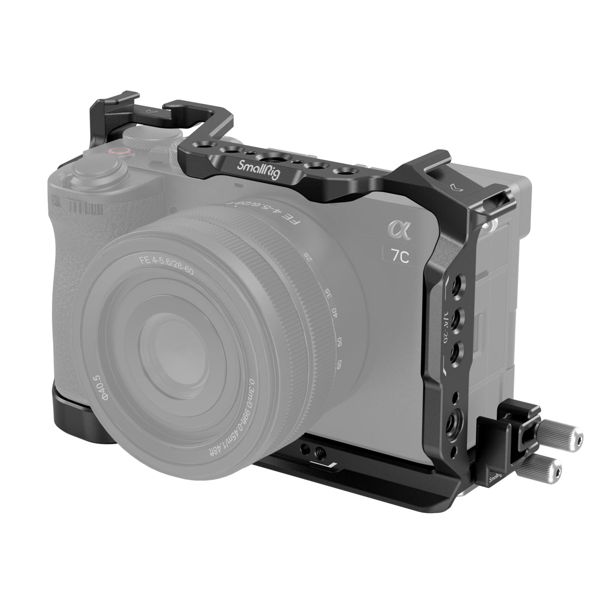 SmallRig 4422 Cage-Kit – 142 × 72 × 56,4 mm – für Sony Alpha 7C II, Alpha 7CR – Schwarz