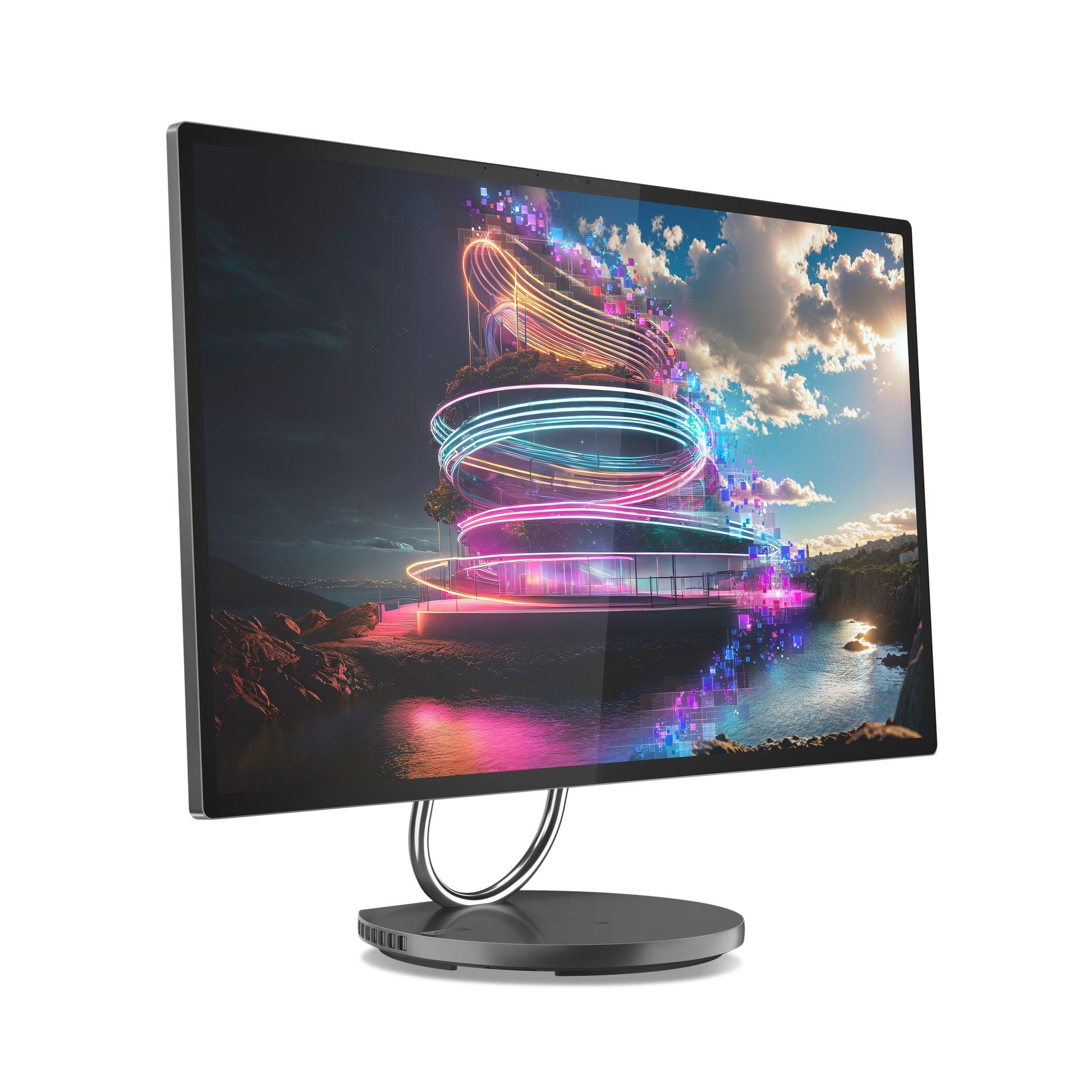 Lenovo Yoga All-in-One – 31,5" 4K, Intel Core Ultra 7 258V, 32 GB RAM, 1 TB SSD, Windows 11 Pro