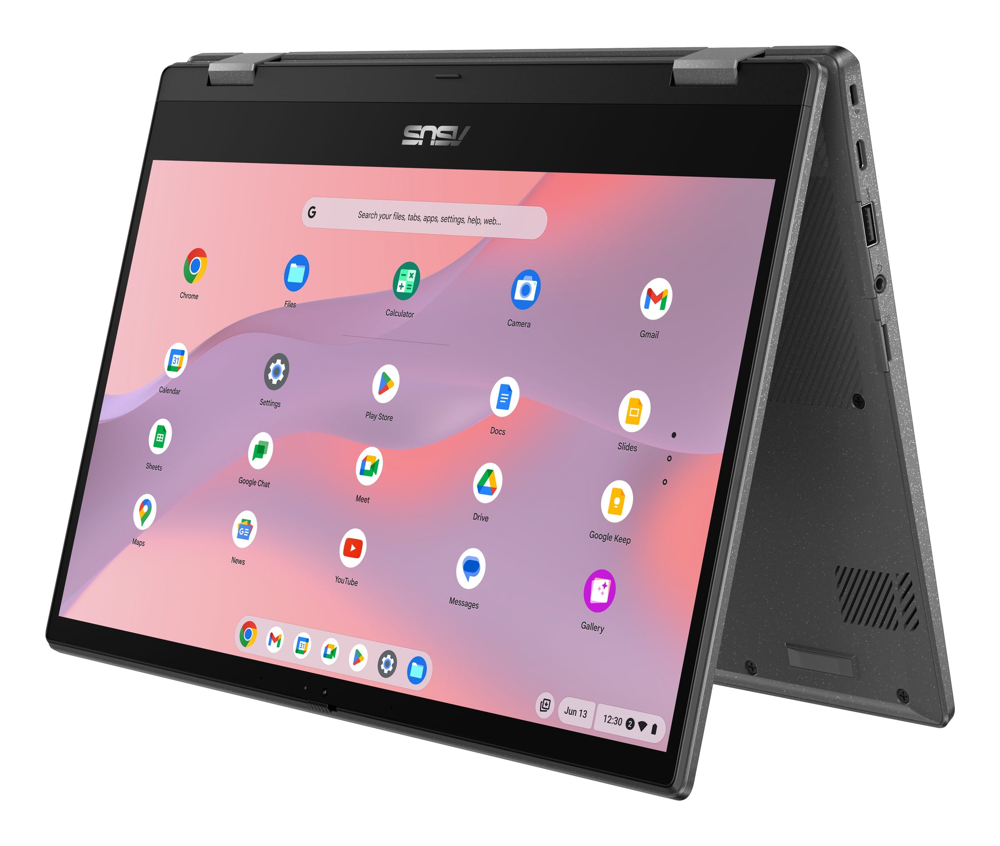 ASUS CM14 Flip CM1402FM2A-EC0302 – 14" FHD Touch, Kompanio 520, 8 GB, 128 GB eMMC, ChromeOS, QWERTZ (CH)