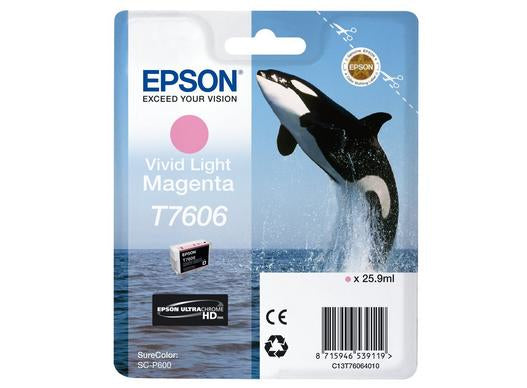 Epson Tintenpatrone T640640, Hellmagenta, 25,9 ml