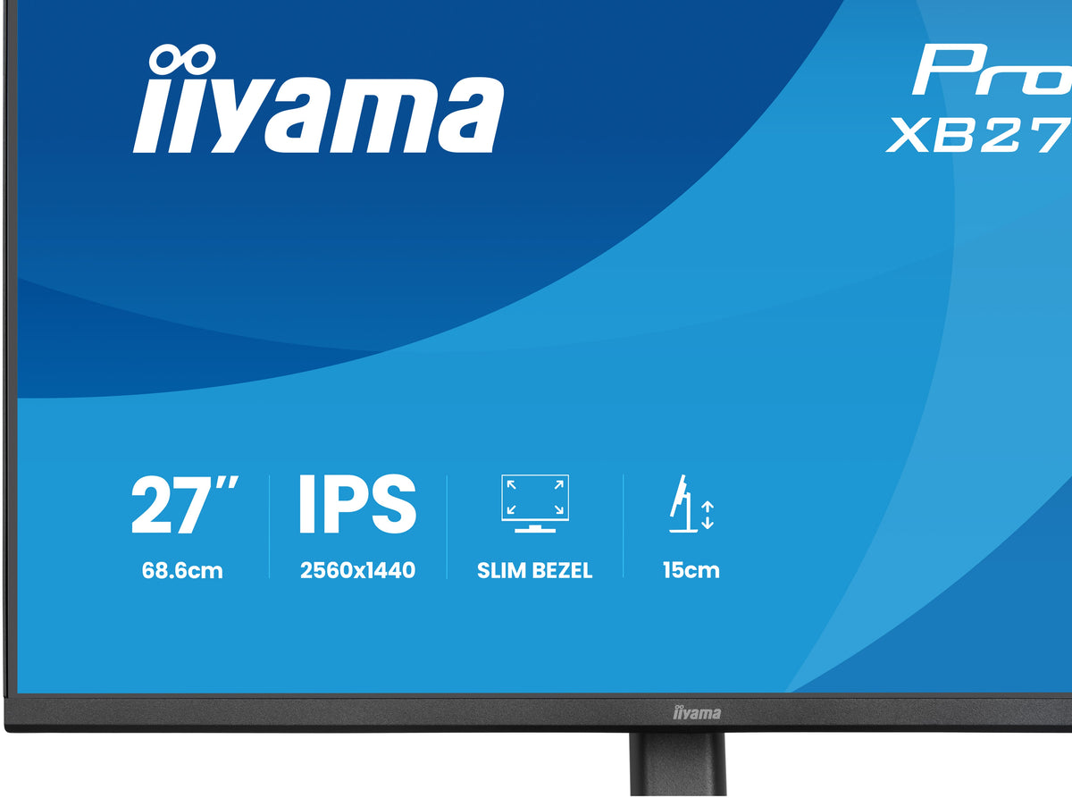 iiyama ProLite XB2791QS-B1 – 27", 2560 × 1440 (WQHD), IPS