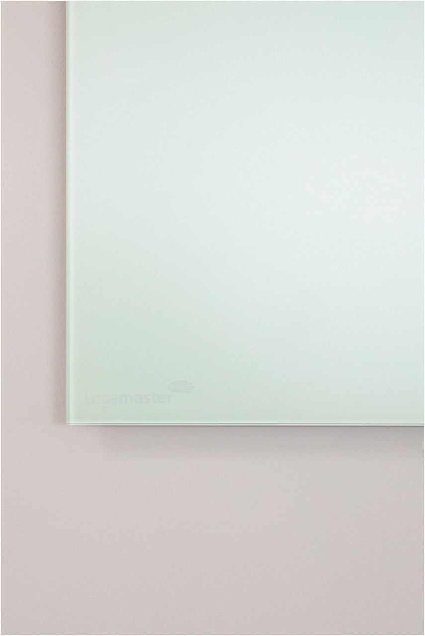 Legamaster Whiteboard – 200 × 100 cm, mattes Glas, magnetisch, Wandmontage, inkl. 2 Magnete