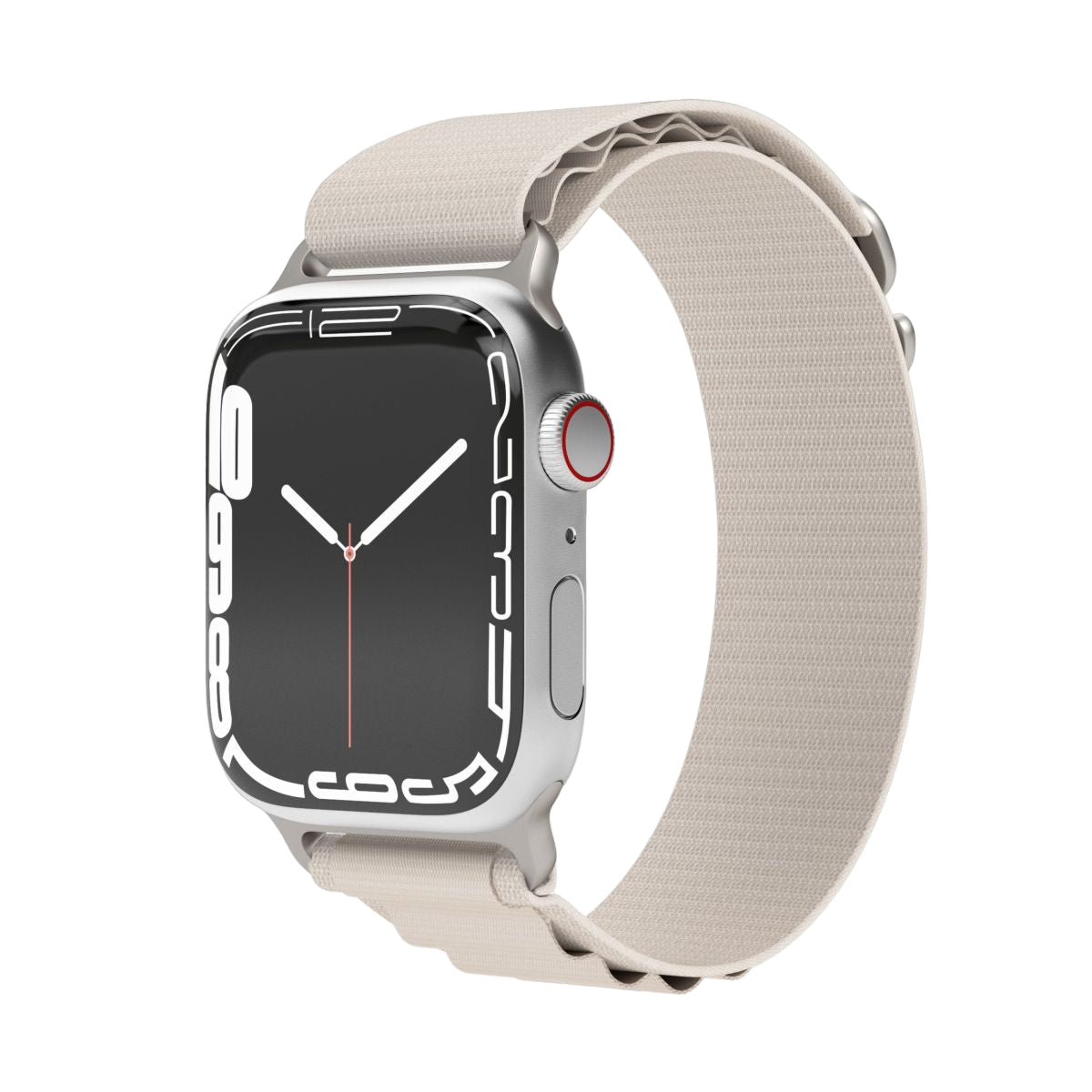 Vonmählen Action Loop Case 2 – Armband – für Apple Watch (diverse Grössen), Creme, Nylon