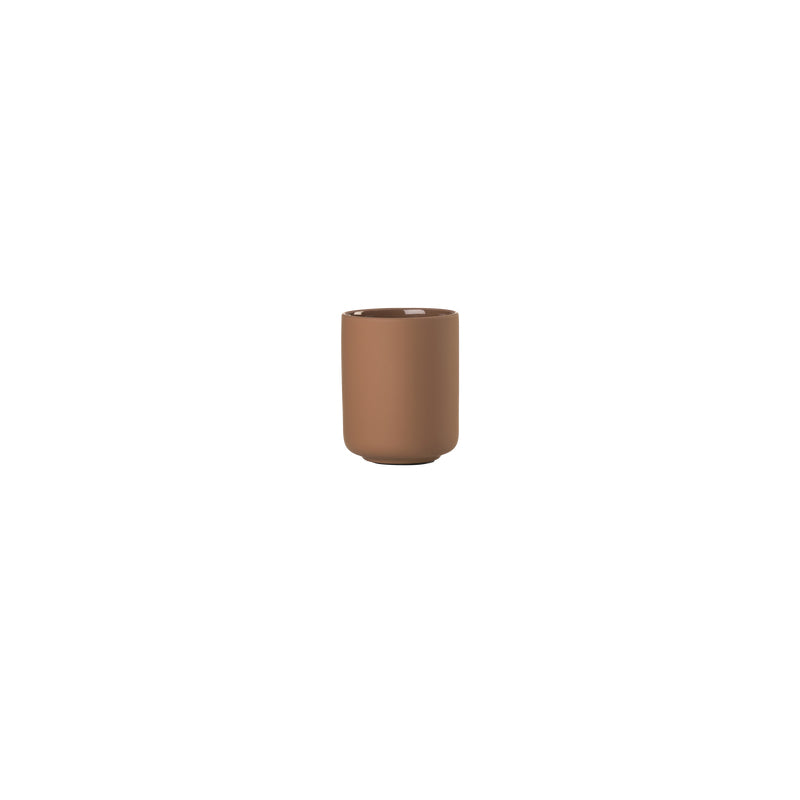 Zone Denmark Zahnbürstenhalter (freistehend) Ume – 8,3×10,3 cm, Steingut, Terrakotta