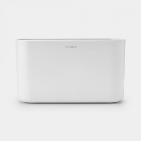 Brabantia Aufbewahrungsbox (Bad) ReNew – Kunststoff, 19,7×9,8×11 cm, Weiss