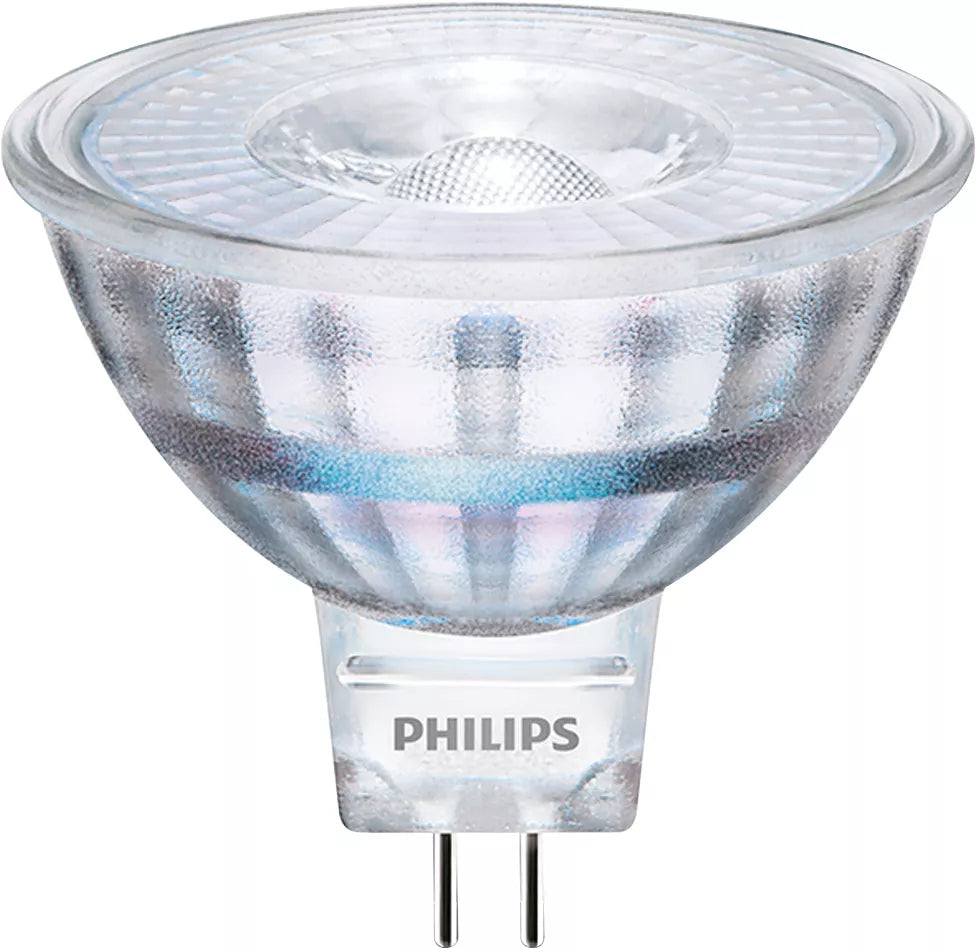Philips by Signify Philips LED-Reflektor MR16 GU5.3 – Neutralweiss 4000 K, 390 lm, 4,4 W, 36° – 1 Stk., Silber