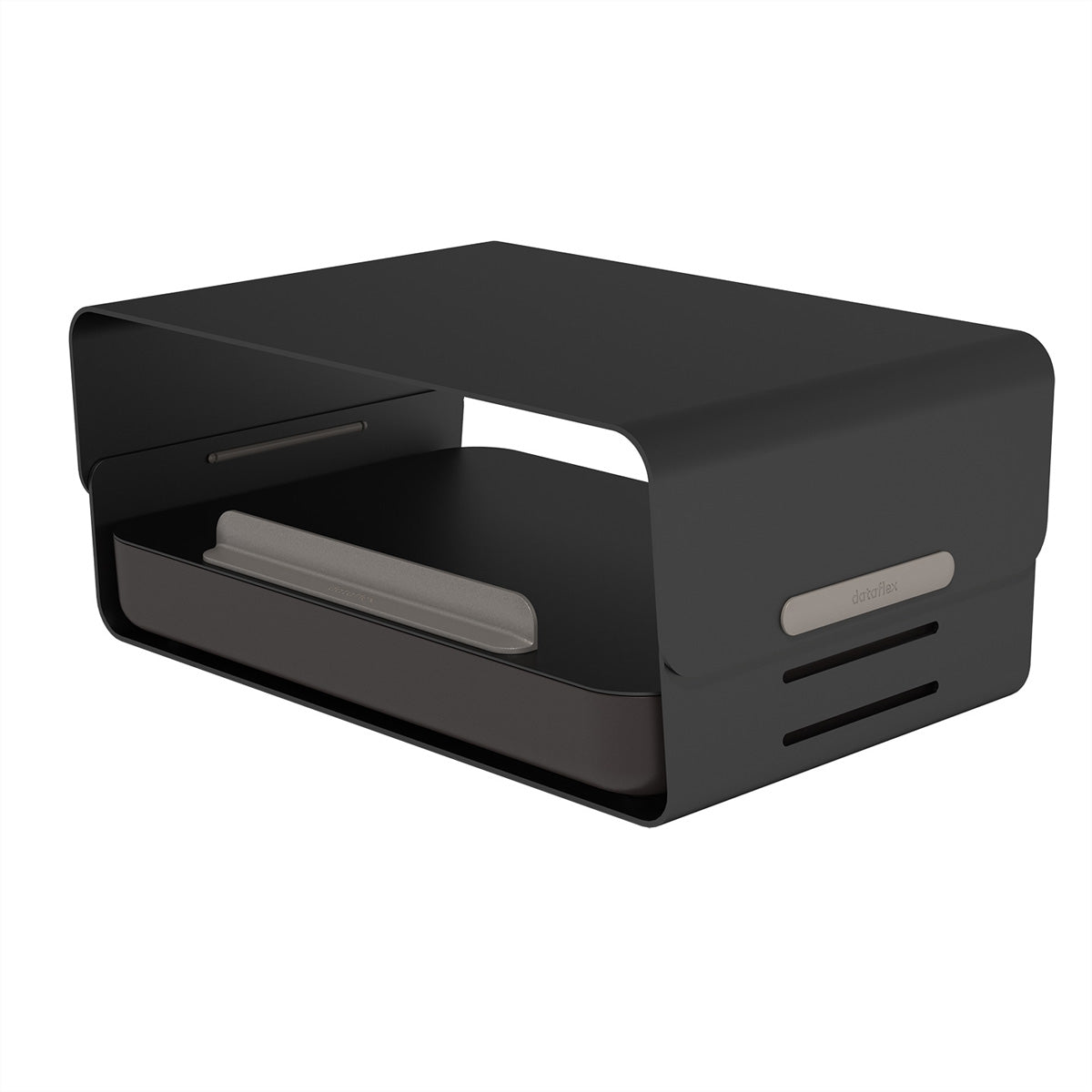 Dataflex Addit Bento – Monitor-Tischständer – freistehend – 1 Monitor – bis 20 kg/Monitor – Schwarz