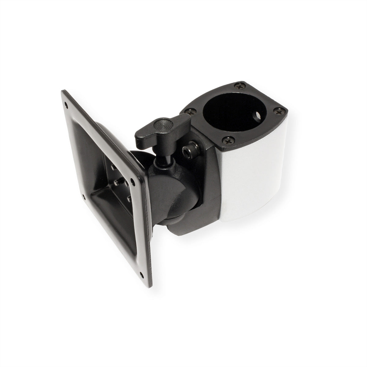 ROLINE Bodenständer/TV-Wagen – 1 Monitor – VESA 75×75/100×100 mm – bis 6 kg/Monitor – Silber