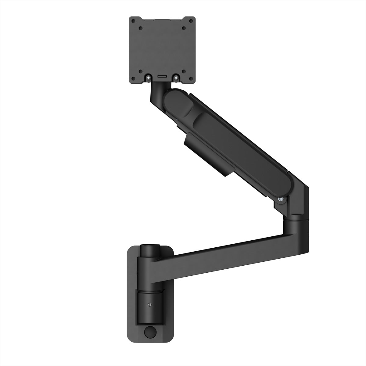 ROLINE Monitor-Wandhalterung – 1 Monitor – 24–57" – VESA 75×75/100×100 mm – bis 27 kg/Monitor – Gasfeder