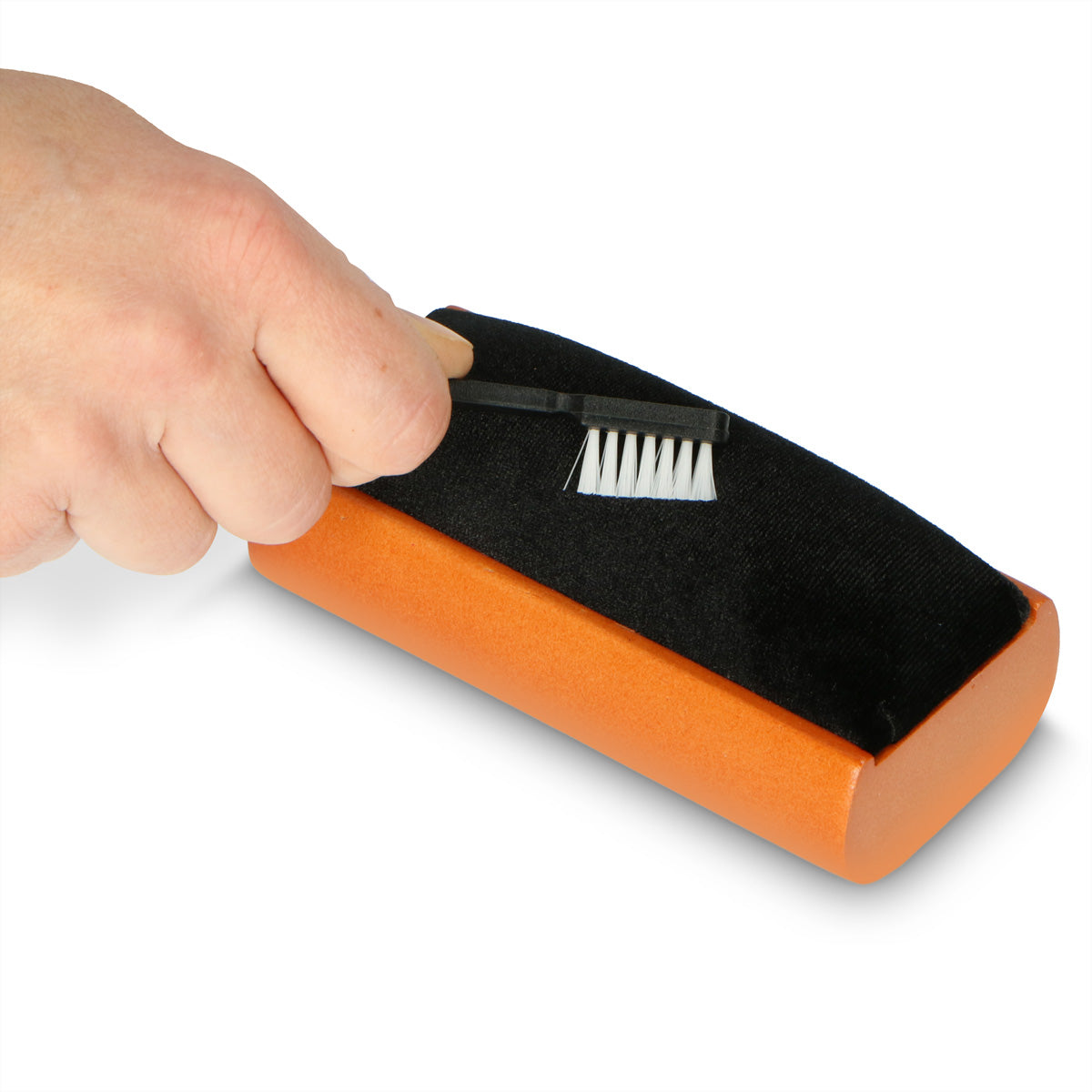 Lenco TTA-5IN1 – Reinigungsset für Schallplatten – Samtbürste & Nadelbürste – Mehrfarbig