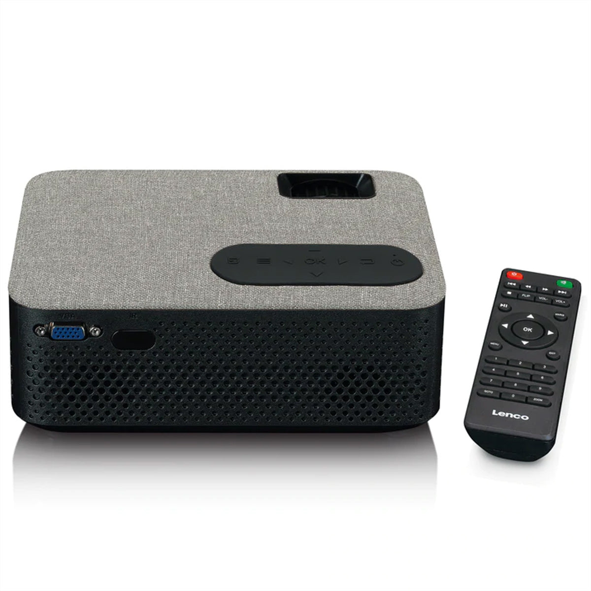 Lenco LPJ-700BKGY – Standard LCD LED, Full HD (1080p), 85 ANSI Lumen