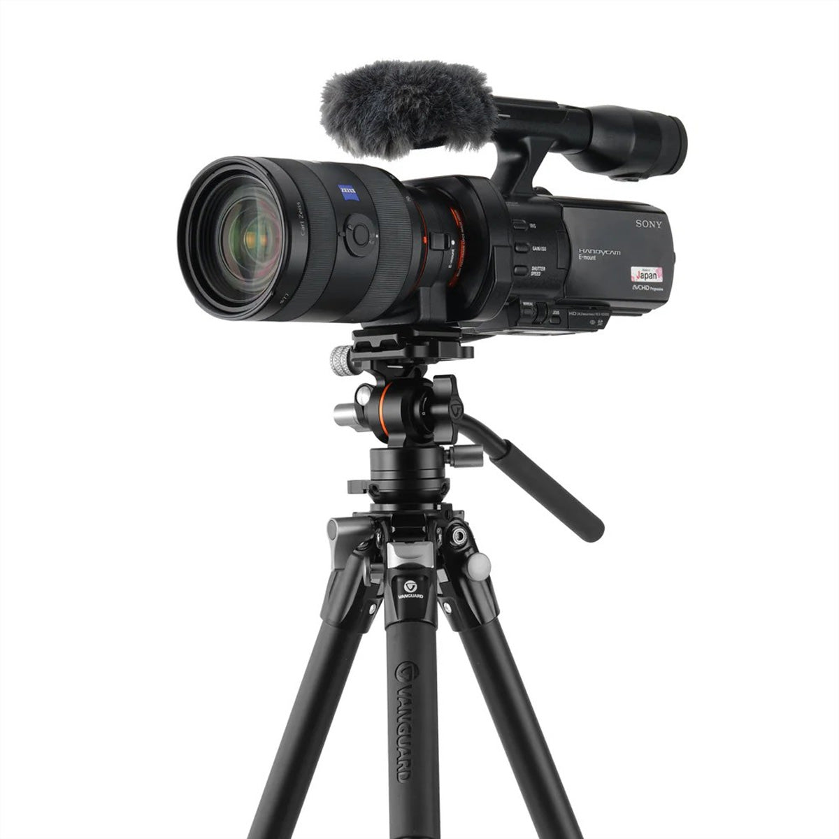 Vanguard ALTA PRO 3VLT 235AV12 Videostativ – 19,2–147,9 cm, Traglast 6 kg, 1,24 kg, 5 Sektionen – Silber
