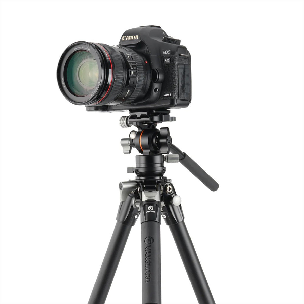 Vanguard ALTA PRO 3VLT 235AV12 Videostativ – 19,2–147,9 cm, Traglast 6 kg, 1,24 kg, 5 Sektionen – Silber