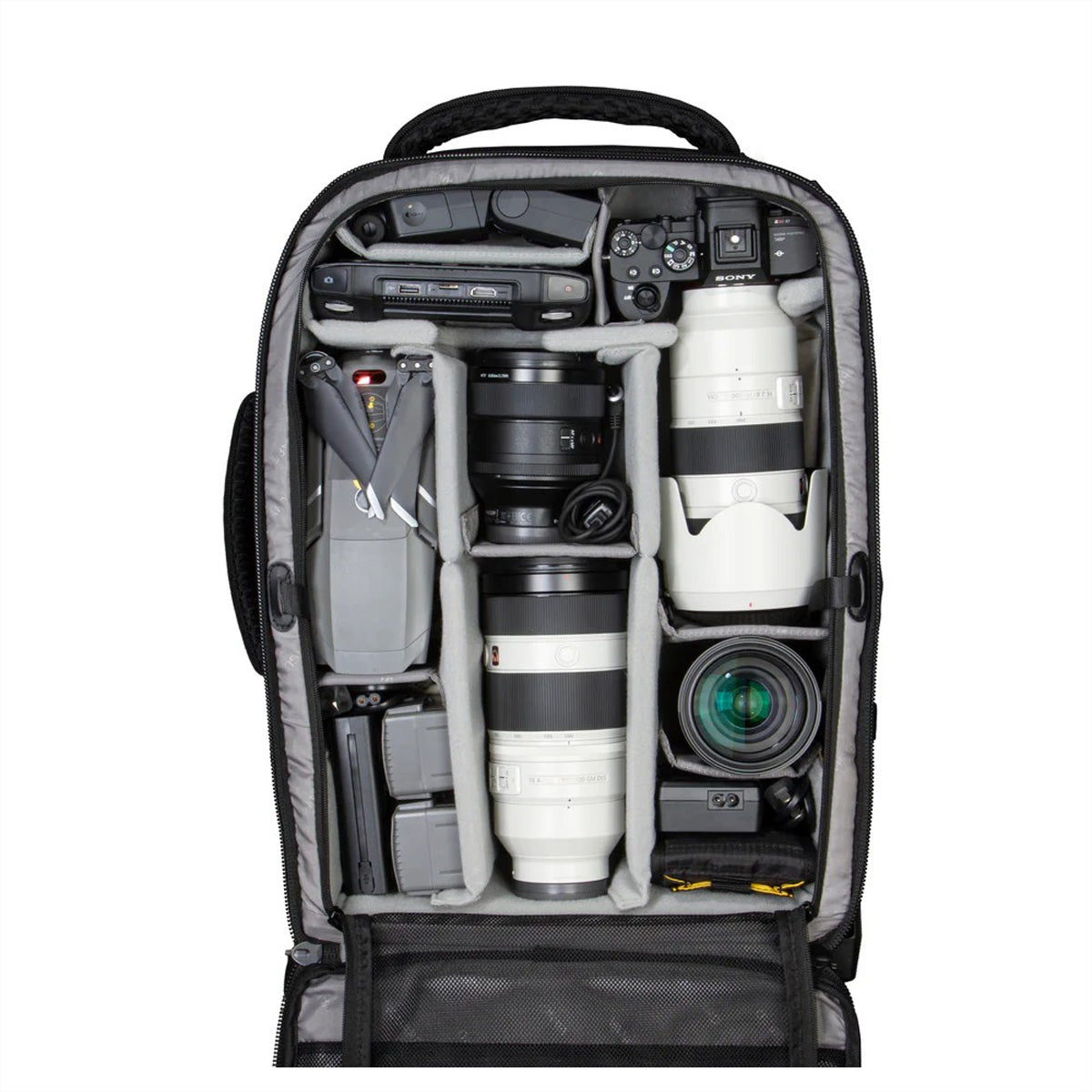 Vanguard VEO SELECT 59T GR Fototrolley – 17" Laptopfach, 2–3 Kameras, 6–7 Objektive – Grün