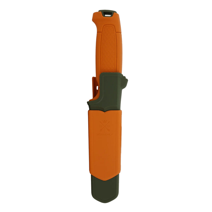 Morakniv Amberg Full Flat (S) – Outdoormesser 108 mm, Edelstahl, TPE-Griff, Grün