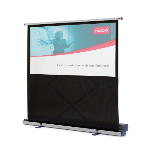 Nobo Mobile Leinwand – 4:3, 160 × 120 cm, weiss