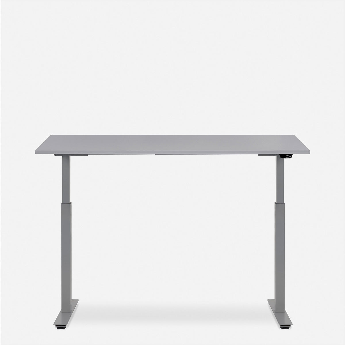 WRK21 – Höhenverstellbarer Tisch, 60 × 100 cm, elektrisch, Grau