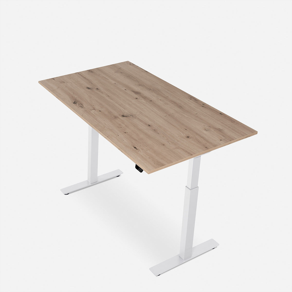 Wrk21 Höhenverstellbarer Tisch, 60 × 100 cm, elektrisch, Beige