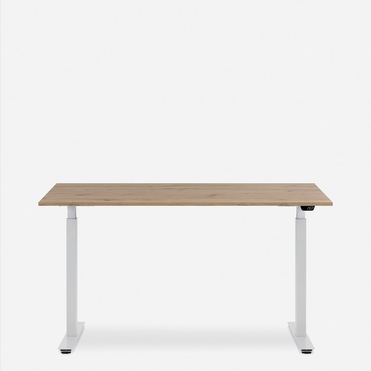 Wrk21 Höhenverstellbarer Tisch, 60 × 100 cm, elektrisch, Beige